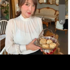 Fresh baked scones served with care